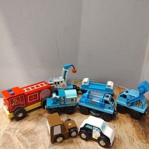Thomas Friends Mixed Lot County Vehicles Ice Rubbish Water Pump Police Fire Road